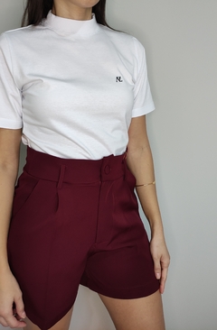 Short Alfaiataria Cherry Red na internet