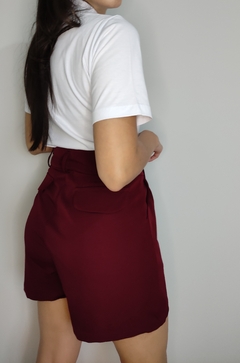 Short Alfaiataria Cherry Red - comprar online