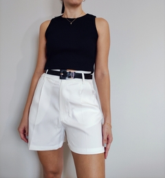 Short Alfaiataria Off white