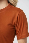 T-SHIRT BASIC MARROM OCHRE