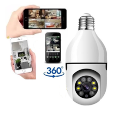 #8 Câmera 360º de fácil instalação e acompanhamento pelo celular (SHOPEE)