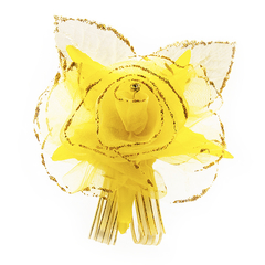 Broche Cód.5503201008-350-Amarelo 10cm 9gr