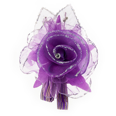 Broche Cód.5503201008-350-Roxo 10cm 9gr