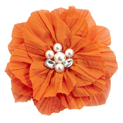 Broche Cód.5505501091-735-Laranja 15cm 22gr