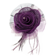 Broche Cód.5508001035-735-Roxo 11cm 18gr