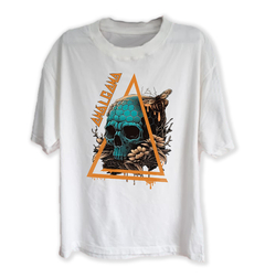 Camiseta Oversized Hive Skull - Amálgama Clothing