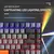 Machenike K500A-B84 Teclado Mecânico 75% TKL Hot-Swappable Wired Gaming Keyboar - loja online