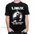 T-SHIRT programador linux comic