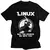 T-SHIRT programador linux comic