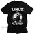 T-SHIRT programador linux comic