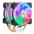 Cooler Processador X99 2 Tubos De Calor Cpu Cooler 2011 Para Intel AMD R