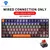 Machenike K500A-B84 Teclado Mecânico 75% TKL Hot-Swappable Wired Gaming Keyboar