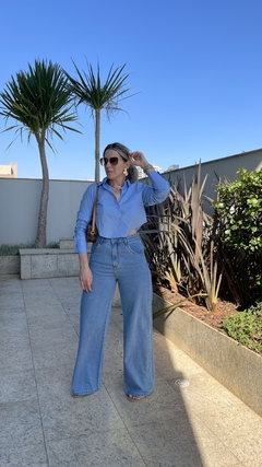 Calça Jeans Winde Leg Rafaela na internet