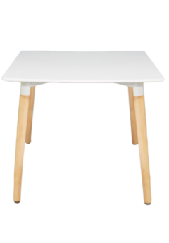 Combo Promo - Mesa Eames Cuadrada 80x80 + 4 sillas eames - Home Office Sillas