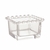 BOWL QUADRADO DE CRISTAL CORACAO 8,5x8,5x5cm - loja online