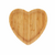 BANDEJA DE BAMBU HEART 17X16,5X1,5CM - comprar online