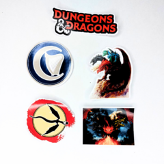 Pack de stickers -Dungeons & Dragons