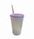 Vaso glitter con sorbete 550 cc