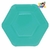 Plato polipapel hexagonal x6 de 17 cm - comprar online