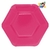 Plato polipapel hexagonal x6 de 17 cm - tienda online