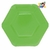 Plato polipapel hexagonal x6 de 17 cm - comprar online