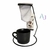 Coador de Café Mini c/ Velador Preto - ARTHI Fast Coffee - loja online