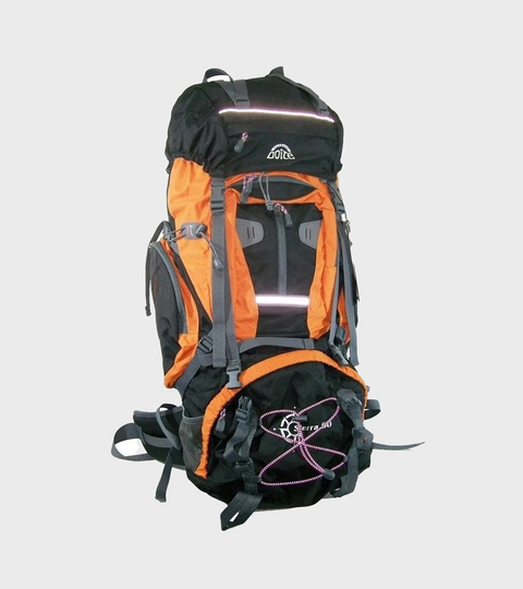 Mochila Doite Sierra 60 Trekking Con Cubre Mochila Y Varilla