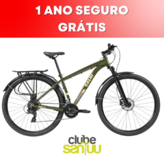 BICICLETA CALOI EXPLORER EQUIPED - (1 ano de seguro grátis)