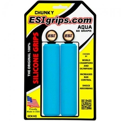 Manopla ESI Grips Chunky (BIKE) AQUA