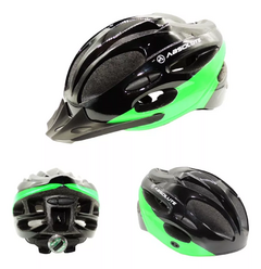 CAPACETE ABSOLUTE NERO PTO/VERDE, G