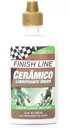 LUBRIFICANTE FINISH LINE CERÂMICO UMIDO 120ML