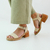 TA - Sandalia BEIGE taco folia 35 al 40 (Art. 333) en internet