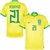 Camisa Brasil I 22/23[Rodrygo] Versão Torcedor Nike Masculina - Amarelo