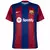 camisa de futebol versão torcedor barcelona I 23/24 cor azul e vermelho, camisa time barcelona espanha.