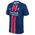 camisa de futebol PSG I 24/25,  camisa paris saint german temporada 24/25 cor azul e vermelho