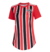 Camisa São Paulo I 22/23 -Torcedor Adidas Feminina - Vermelho+Preto+Branco