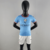 Kit Infantil Manchester City I 22/23 - Versão Infantil Puma Masculina - Azul