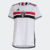 Camisa São Paulo I 23/24 -Torcedor Adidas Feminina - Branco+Vermelho+Preto