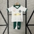 conjunto infantil camisa e calção palmeiras II 2024 cor branco, kit infantil palmeiras 