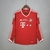 Camisa Retrô Bayern de Munique 12/13 Manga Longa - Versão Torcedor Adidas Masculina - Vermelho