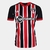 camisa são paulo masculina vermelho e preto temporada 23/24