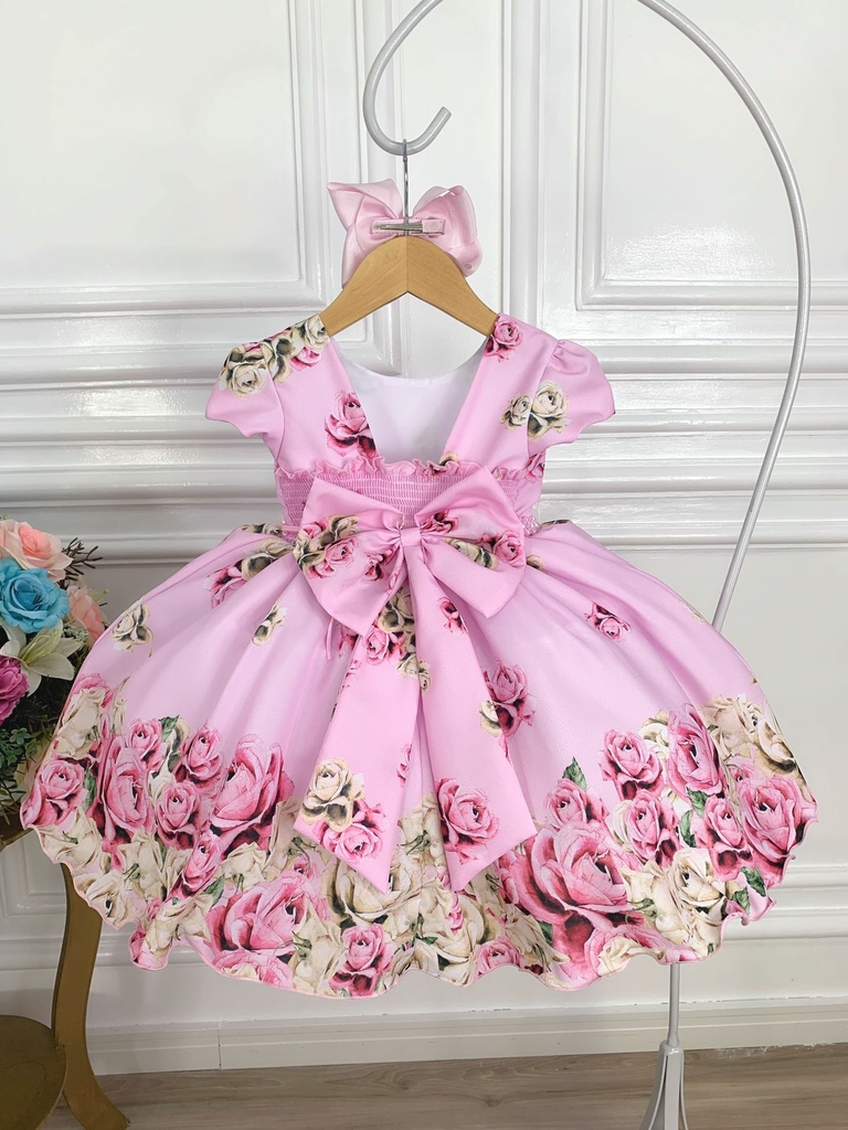 Vestido infantil best sale tamanho 4