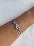 Bracelete Prata Cravejado Leopardo - comprar online