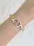 Bracelete Cd Ondulado Dourado - comprar online