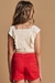 Cropped em Viscose Linen Off White - comprar online