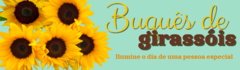 Banner da categoria Buquês Girassol