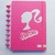 Caderno de Discos Personalizado Barbie Glitter B