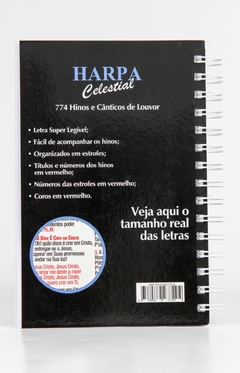 Harpa Celestial Cristã 774 Com Letras Coloridas - comprar online