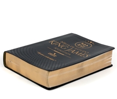 Bíblia King James De Estudo Atualizada - Kja1611 - Textos E Mapas Coloridos E Letras Gigantes - Capa Luxo Preto - comprar online