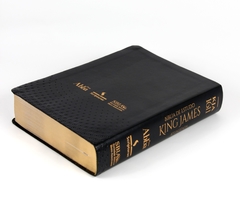 Bíblia King James De Estudo Atualizada - Kja1611 - Textos E Mapas Coloridos E Letras Gigantes - Capa Luxo Preto na internet